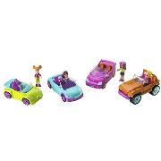 Polly Pocket - Polly Cars 4 Pack