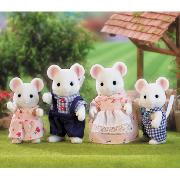 Sylvanian Families - White Mouse Family