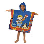 Bob the Builder Hodded Poncho Towel