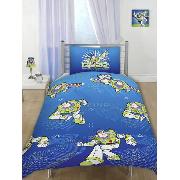 Buzz Lightyear Duvet Cover and Pillowcase Galaxy Defender Design Bedding