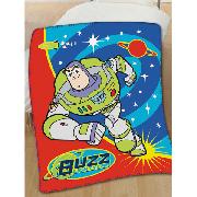 Buzz Lightyear Large Fleece Blanket Galaxy Defender Design