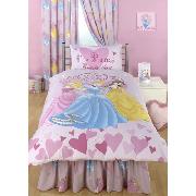 Disney Princess Valance Sheet Fitted 'Princess Every Day' Design