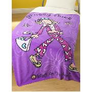 Groovy Chick Butterfly Printed Fleece Blanket