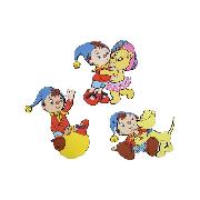 Noddy Wall Decor Foam Elements ( 3 In Pack)