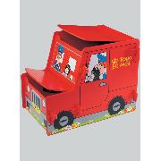 Postman Pat Van Wooden Toy Box Storage