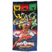 Power Rangers Beach / Bath Towel Mystic Force Design