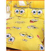 Spongebob Squarepants Double Duvet Cover and Pillowcase Expressions Bedding