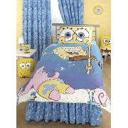 Spongebob Squarepants 'Dropping In' Fitted Valance Sheet