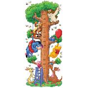 Winnie the Pooh Wall Sticker Height Growth Chart
