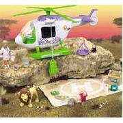 Animal Hospital Safari Helicopter Playset