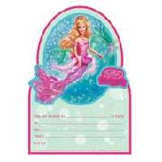 Barbie Mermaidia Invites