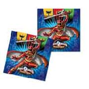 Power Rangers 20 Napkins