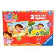 Ravensburger Dora the Explorer 2 In A Box Jigsaw Puzzle