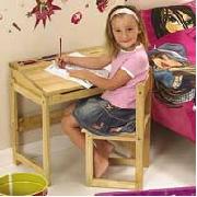 Student Wooden Desk and Chair