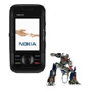 Orange Nokia 5200 Transformers Mobile Phone