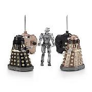 Dr Who Remote Control Dalek and Cyberman Battle Pack