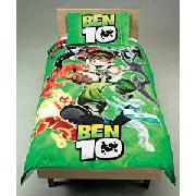 Ben 10 Single Duvet Cover Set - Green.