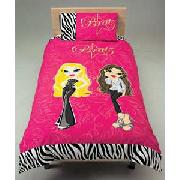 Bratz Movie Starz Single Duvet Cover Set - Pink.