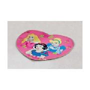 Disney Princess Hearts Rug - Pink.