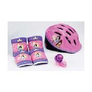 Disney Princess Helmet with Pads and Bell.