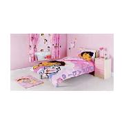 Dora the Explorer Flower Duvet Cover and Pillowcase Set.