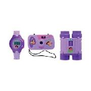 Dora the Explorer LCD Watch, Camera and Binoculars Set.