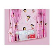 Dora the Explorer Pair of 66 x 54In Unlined Curtains - Pink.