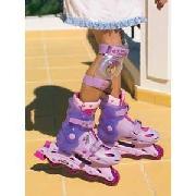 Groovy Chick Adjustable In-Line Skates - Size 2 To 4.