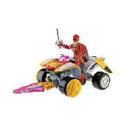 Power Rangers Tracker Atv with Figure.