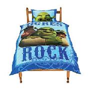 Shrek Single Duvet Cover Set - Blue.