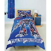 Transformers Single Duvet Cover Set - Navy.