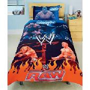 Wwe Raw Wrestling Single Duvet Cover Set - Multi.