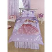 Barbie 'Dancing Princess' Duvet Cover and 66In x 72In Curtains