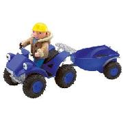 Bob the Builder Friction Scrambler and Trailer