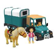 Postman Pat Amy and Horse Box Playset