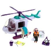 Animal Hospital Air Rescue Helicopter
