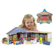 Barney - Deluxe School House Playset