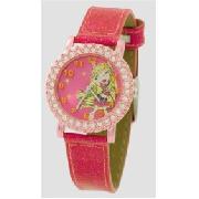 Bratz - 32 Diamante Pink Glitter Watch