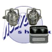 Doctor Who 3D Cyberman Head Cufflinks