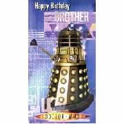 Doctor Who Dalek Birthday Brother Card