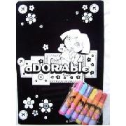 Dora the Explorer Velvet Colouring Set