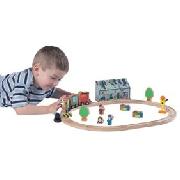 Postman Pat Greendale Rocket Train Set