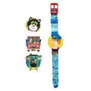 Postman Pat Interchangeable Head LCD Watch