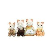 Sylvanian Families Cream Cat Family