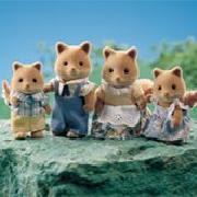 Sylvanian Families - Honey Fox Family