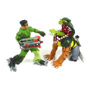 Action Man Atom - Hybridon Attack Vs Axel