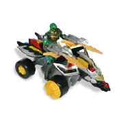 Power Rangers Mystic Force - Green Dragon Tracker Atv and Figure