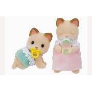 Sylvanian Families - Cream Cat Twins