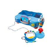V.Smile TV Learning System Blue with Back Pack and Adaptor (Including Thomas and Friends Game)