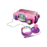 V.Smile TV Learning System Pink with Back Pack and Adaptor (Including Dora the Explorer Game)